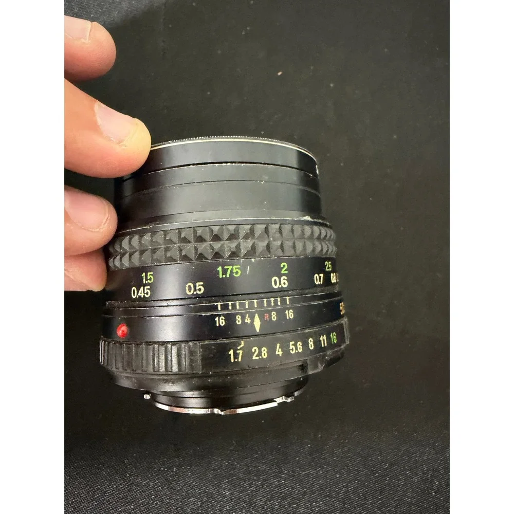 Minolta MD Rokkor-X 50mm 1:1.7 Lens Black Good Manual‎ Focus Prime SLR Lens